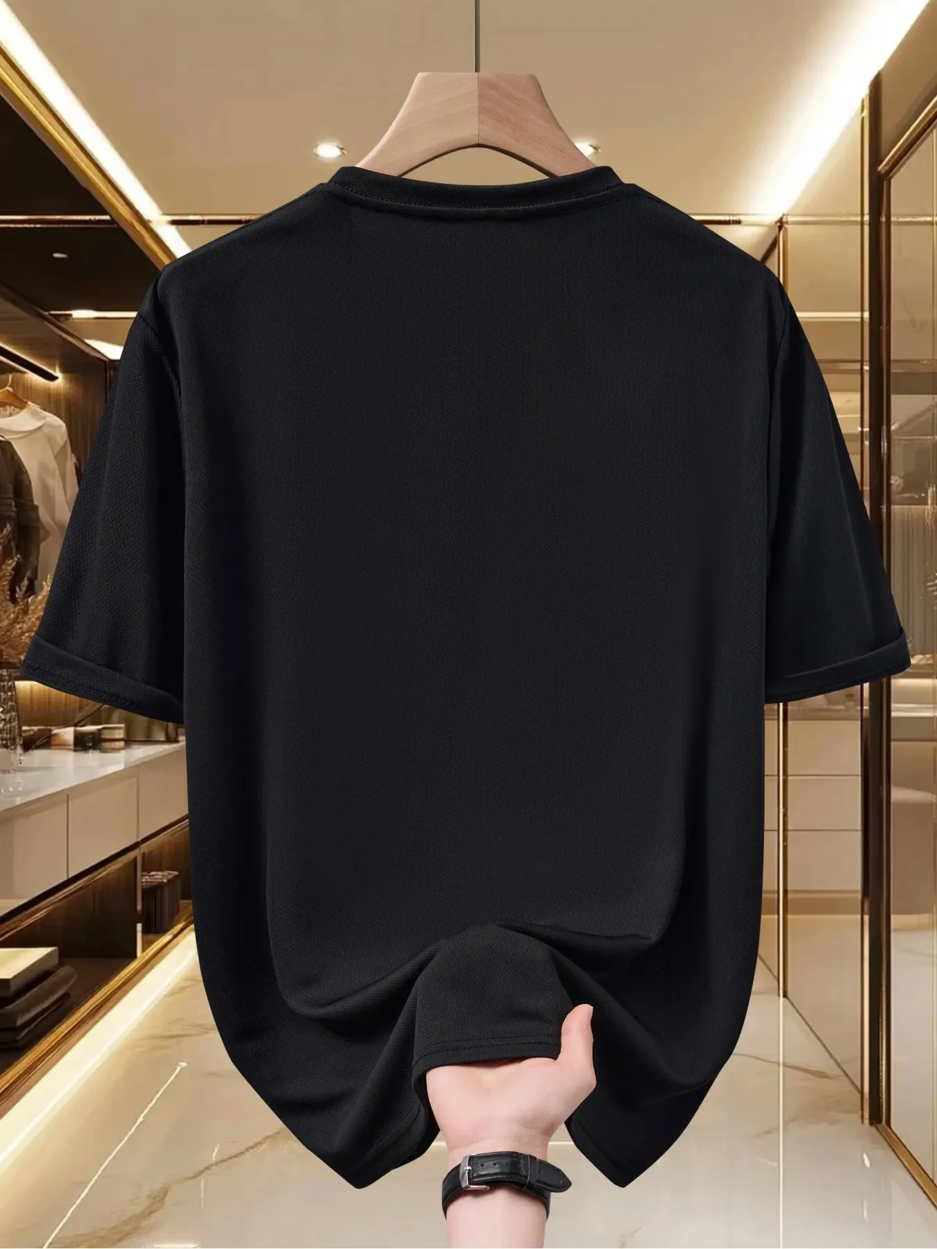 Timeless Korean 180g Pure Cotton Men Short Sleeve Tee Basic Daily Shirt