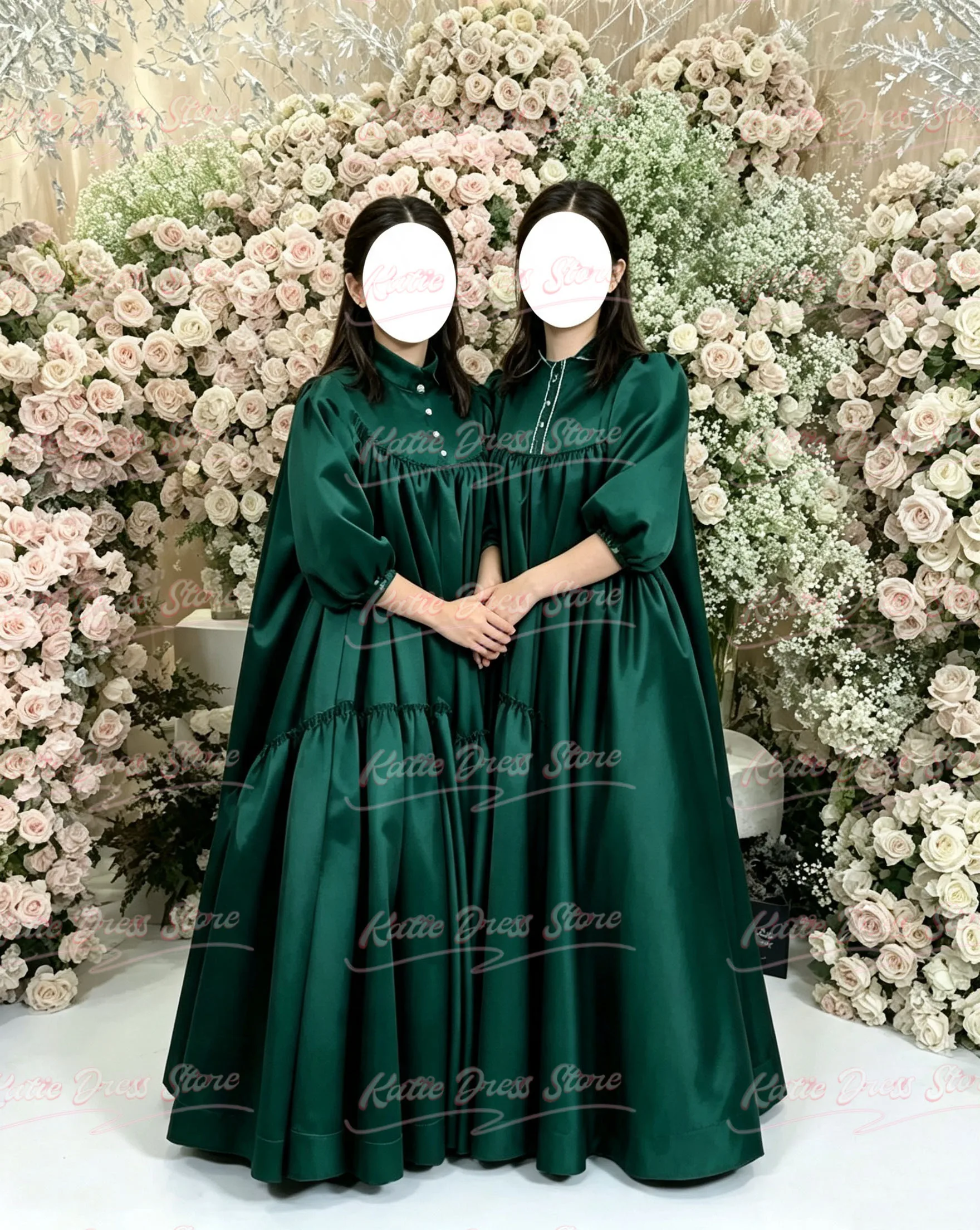 robe-de-demoiselle-d'honneur-elegante-en-satin-a-manches-courtes-taille-haute-pour-enfants-ideale-pour-les-fetes-d'anniversaire-la-premiere-communion-les-robes-de-bal-personnalisable