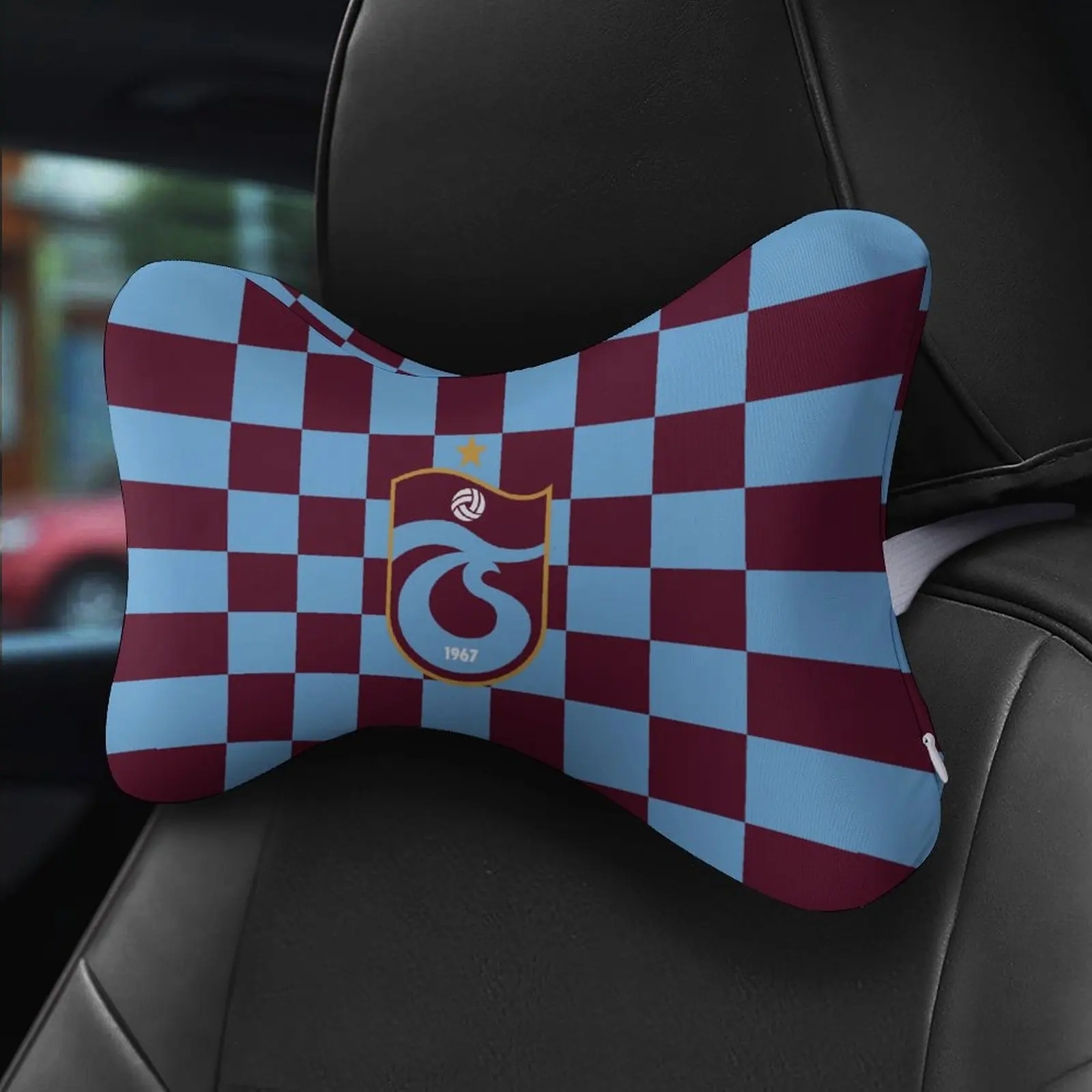 

Turkey Trabzonspor Car Neck Pillow Memory Foam Seat Headrest Pillows Rest Travel Portable Cute Vertebra Relax Decoration