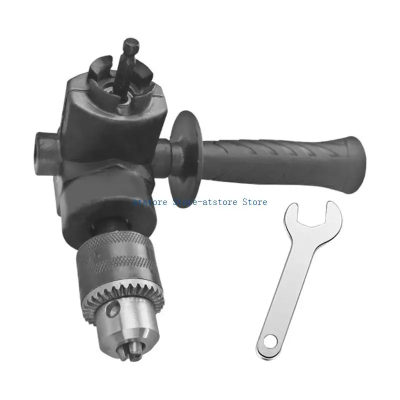 

H37D 90 Degree Angled Drill Attachment Adapter for Tight Space Compatibles with Various Drill for Woodworking and DIY Project