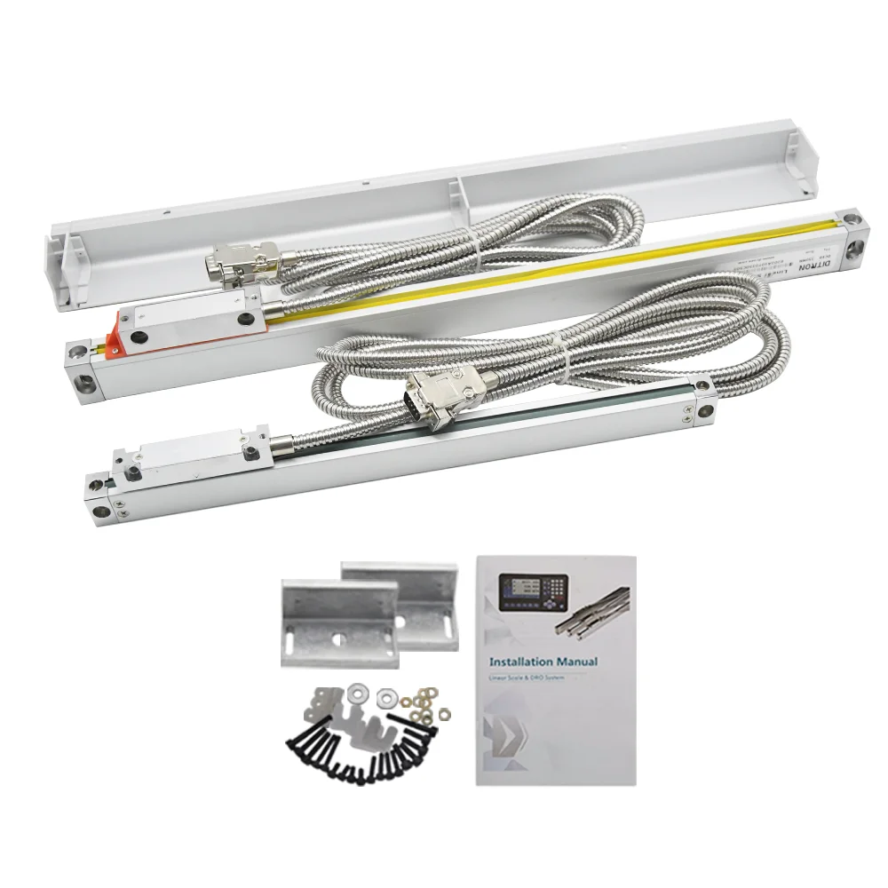 

High Precision 50-1000 mm Linear Scale Optical Grating Ruler Linear Glass Scale Encoder for Milling Lathe Machine