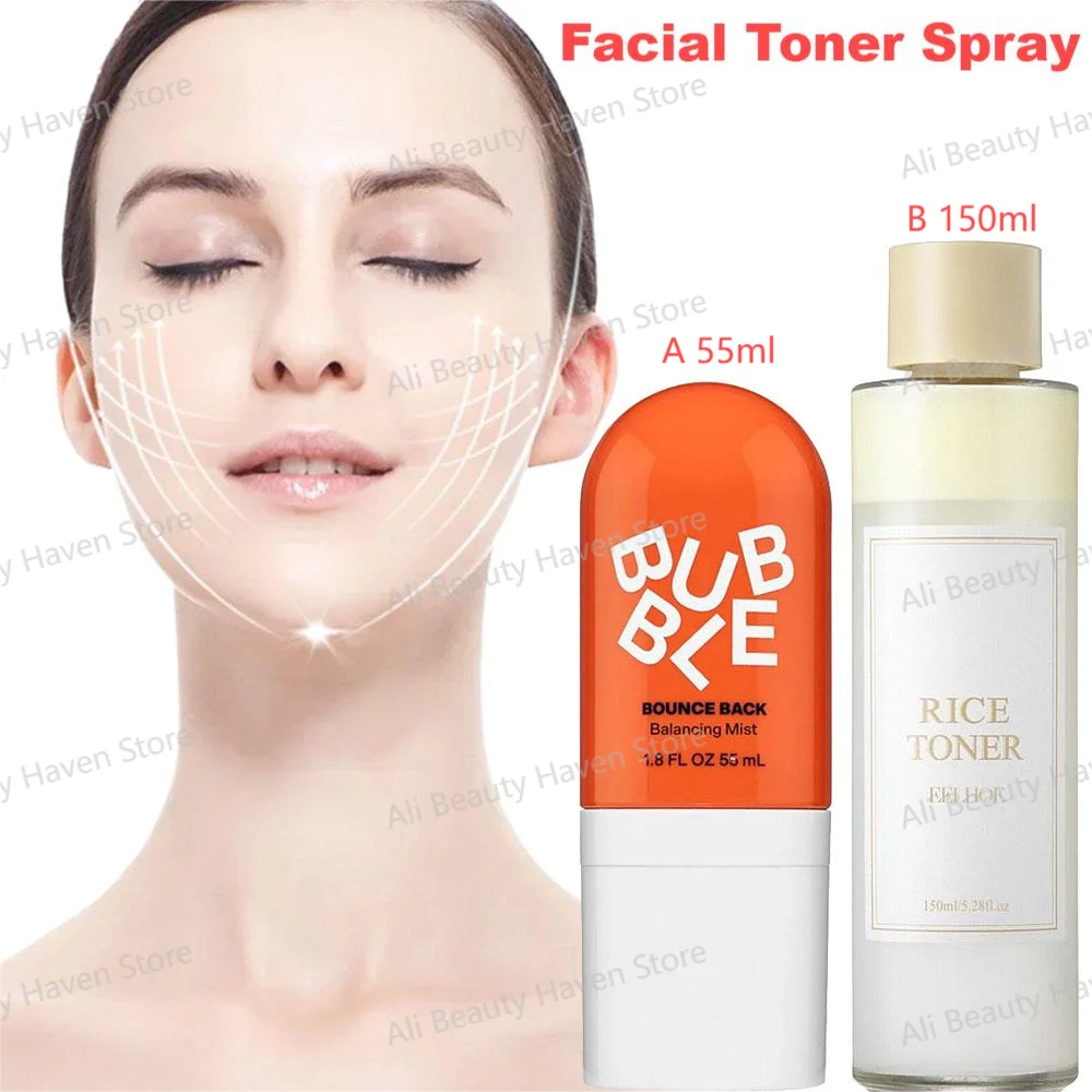 Bubble Facial Toner Spray Face Mist Moisturizing Repair Nourishing Soothing Improve Skin Elasticity Facial Skin Care Spray