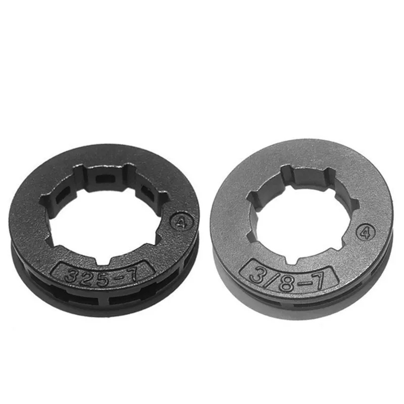 2Pcs Metal Chainsaw Spare Part Chain Saw Sprocket Rim Power Mate 3/8-7 325-8 325-7T For  Replacement 45cc/52cc/4500/5200