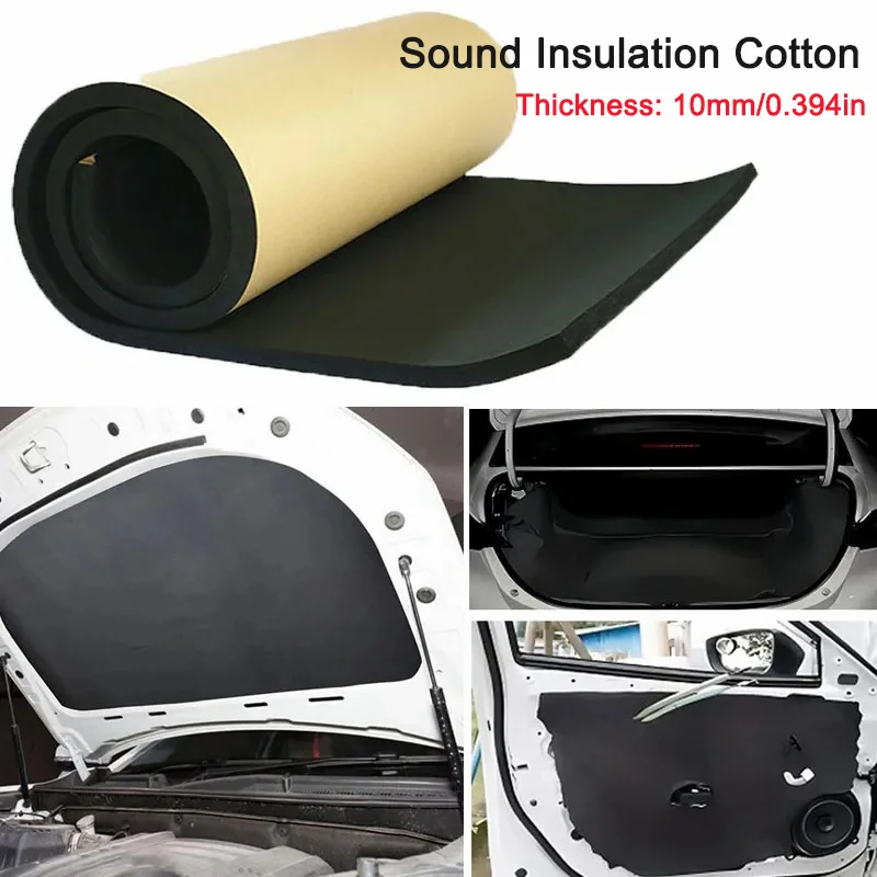 

Car Sound Insulation Foam 50x200cm Is Used for Engine Cover and Roof Insulation Pads-waterproof and Shock Absorption