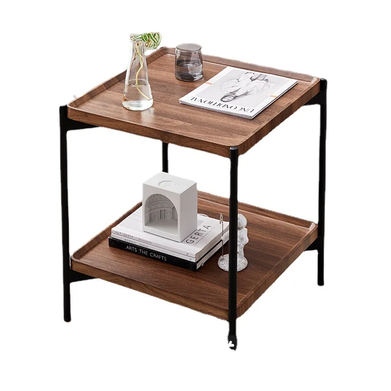 

квадратный маленький чайный столик, современный простой журнальный столик для маленькой квартиры, гостиная, мобильный