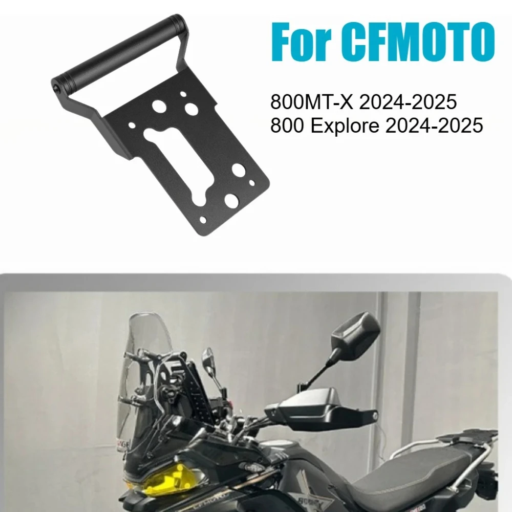 

Для CFMOTO 800MT-X 800MTX 800 MT-X800 MT X 2024-2025 GPS-навигатор, держатель для телефона, поддержка удлинителя мобильного телефона, кронштейн