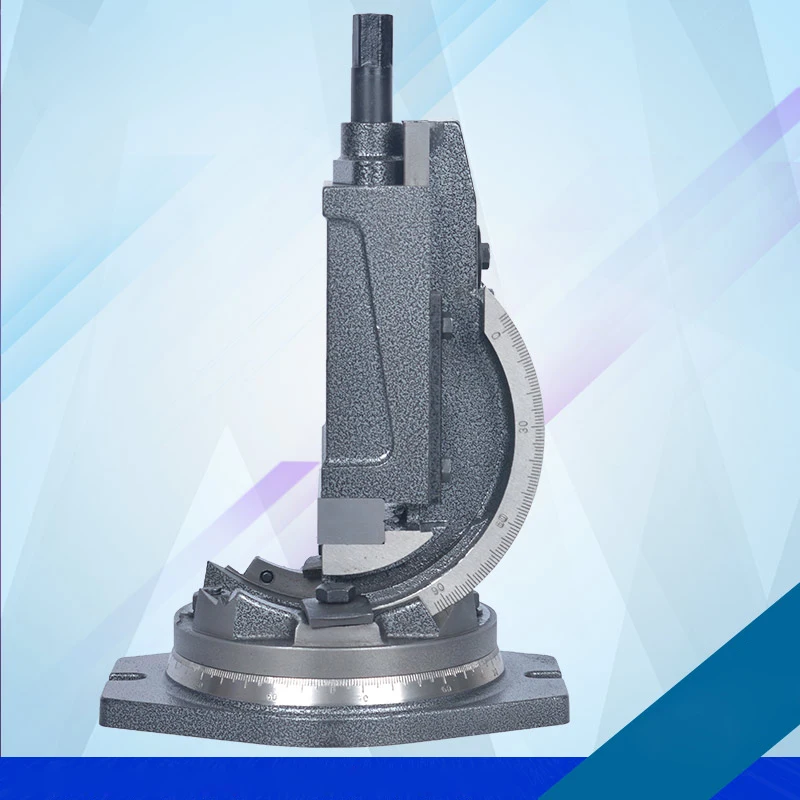 Heavy-duty Tilting Precision Angle Flat-nose Pliers 5-inch Milling Machine-use Tilting Vise Angle Solid Tilting Vise