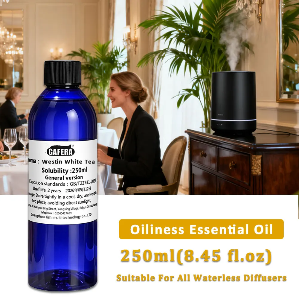 GAFERA 250ml(8.45 fl.oz) Westin White Tea Essential Oil, For All Waterless Diffuser, Fragrance Aroma Machine Replenishes Essence