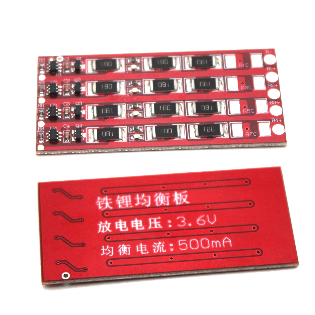 Imagem -03 - Placa de Proteção de Carregamento da Bateria de Lítio de Bms 1s 2s 3s 4s Lifepo4 Li-ion Balancer Board 500ma 1a 1.5a Balanço Atual 3.2v 4.2v