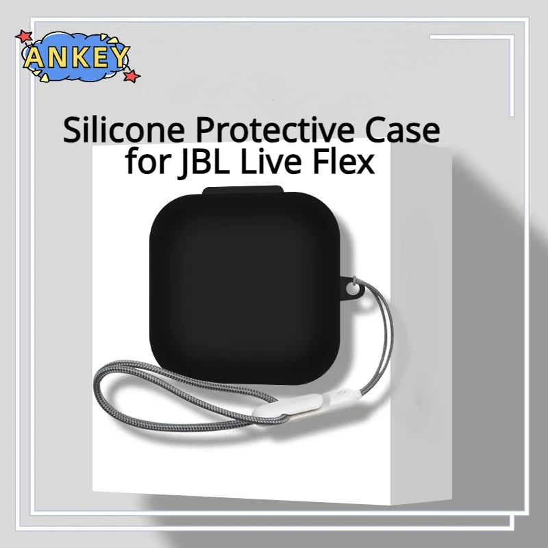 for JBL Live Flex Protective Case Nylon Lanyard Soft Cover Shells JBL LiveFlex Anti Dust Sleeve Hand Rope Strap Accessories