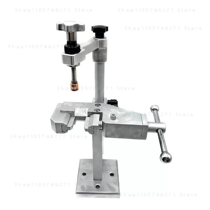 Injector Disassembly Tool with Fixed Nozzle Holder - Heavy-Duty Rack for Safe Fuel Injector Repair