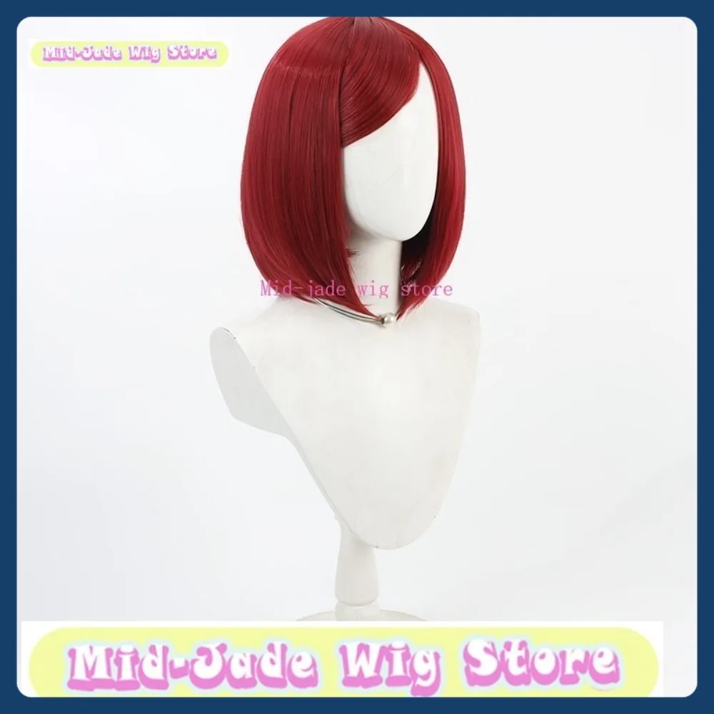 Mid-jade Wig Store Fire Force Lisa Cosplay Wig Anime Game Role Playing Synthetic Hair Halloween Party