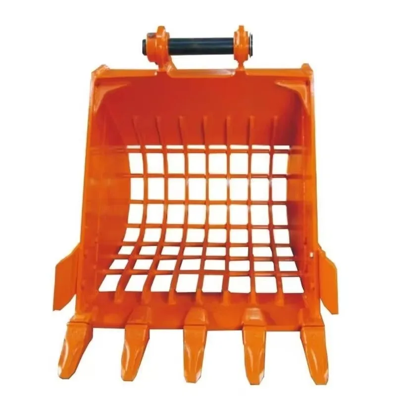 Weed skeleton buckets/fences/screen mesh/grid/sieve buckets, used for construction purposes