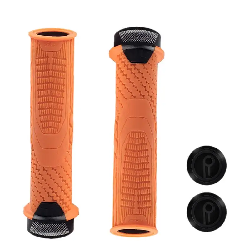 

Bike Handle Bar Covers Scooter Handle Grips Ergonomic Non-slip Lockable Comfortable Handlebar Cycling Accessories For Kids Boys