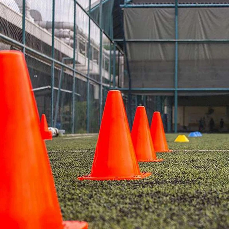 30 Pcs Plastic Traffic Cone Training Sign Tube Football Training Cone Agile Sports Cone For Drills Football Basketball