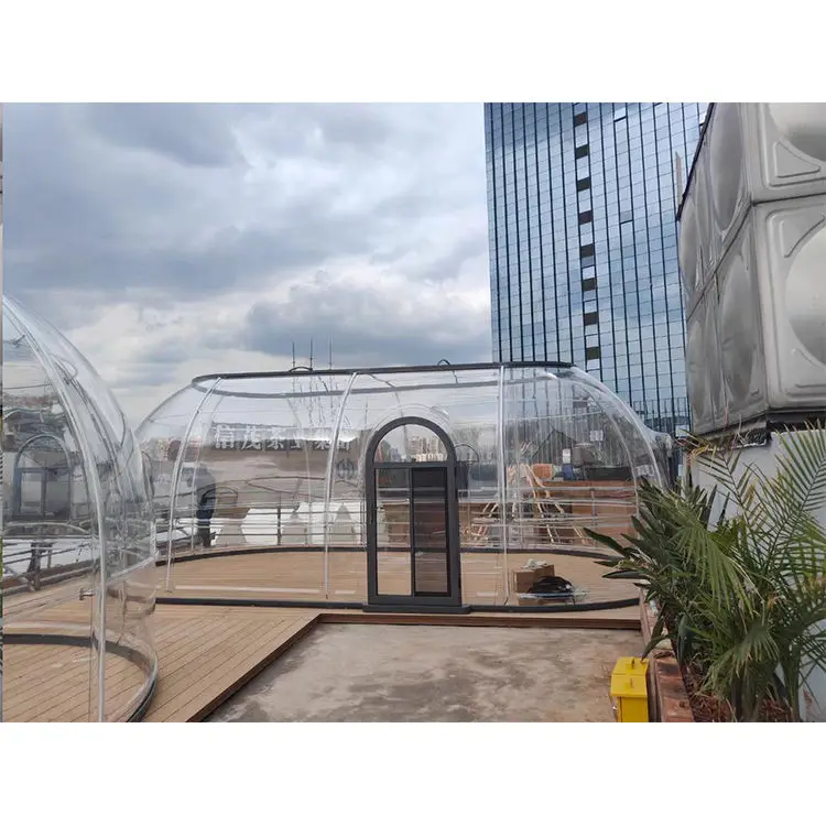 

Modern Design PC Dome Tent Igloo House Factory Price Glamping Outdoor Coffee Shop for Hotels Villas and Parks
