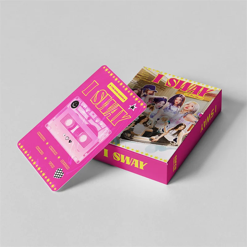 55pcs/ Set KPOP GIDLE Album I SWAY LOMO Card 2 Edition Photo Card SONG YUQI MINNIE SHUHUA (G) I-DLE Collection Card Postcard