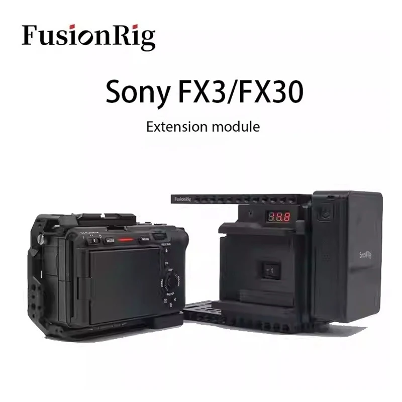 FusionRig For Sony FX3 FX30 Camera Cage Expansion Module Cineback