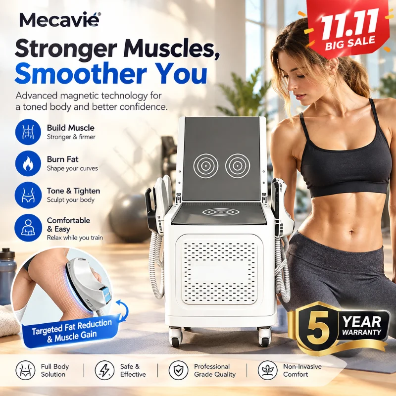 Ems Body Sculpt Zero RF Machine 4 Handles Muscle Building Hip Lift Enhance Pelvic Floor Muscle Stimulator