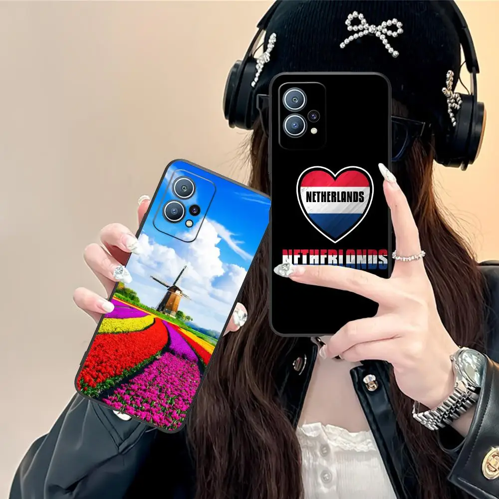 Матовый чехол из ТПУ с голландским флагом для мобильных телефонов Huawei P60 P50 P40 P30 P20 P10 P9 P8 Pro Lite Plus, с красочным принтом