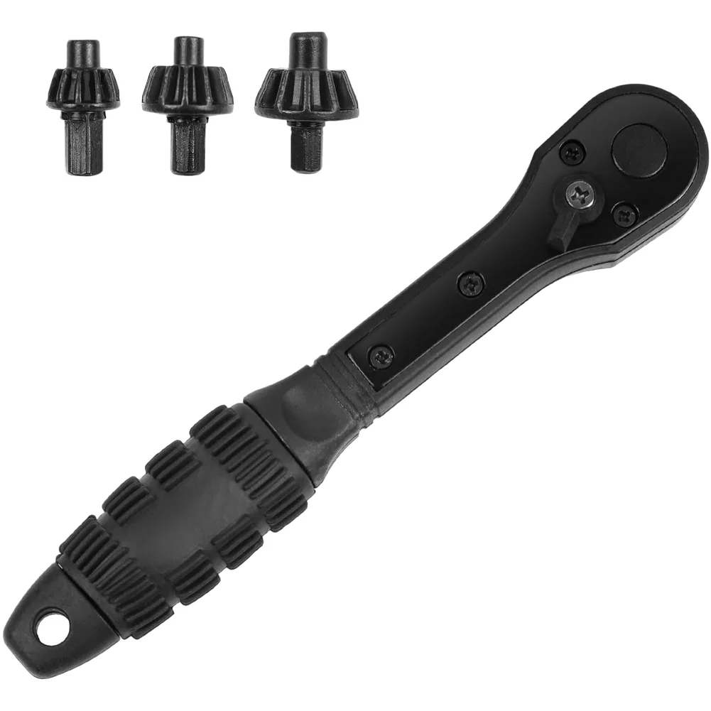 3 In 1 Drill Chuck Key Wrench Set Magnetic Tips Anti Slip Handle Reverse Rotation Electric Drill Special Chuck Key Wrench