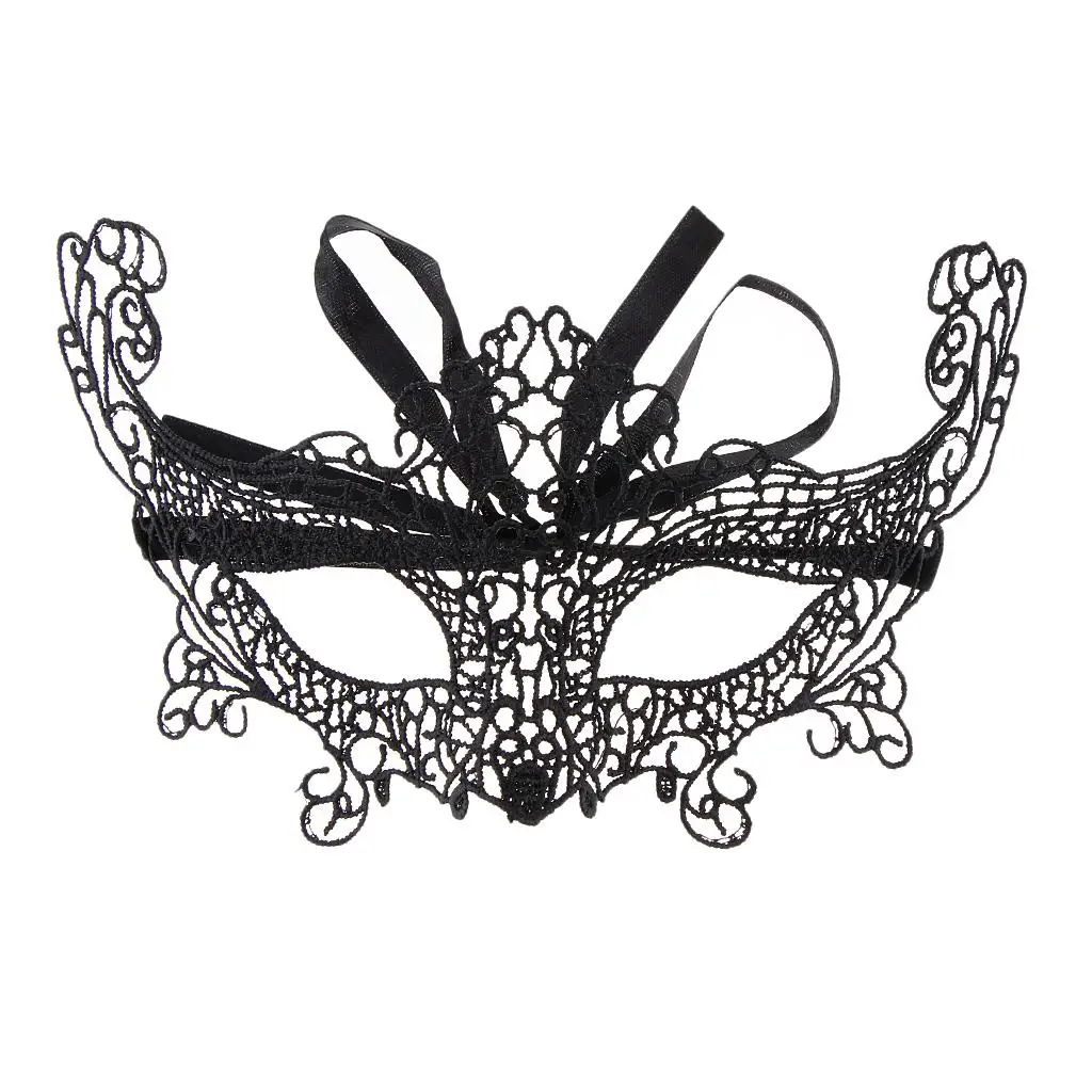 Venetian Style Lace Masquerade Mask for Women Half Face Butterfly Ball Party Eye Mask Prop