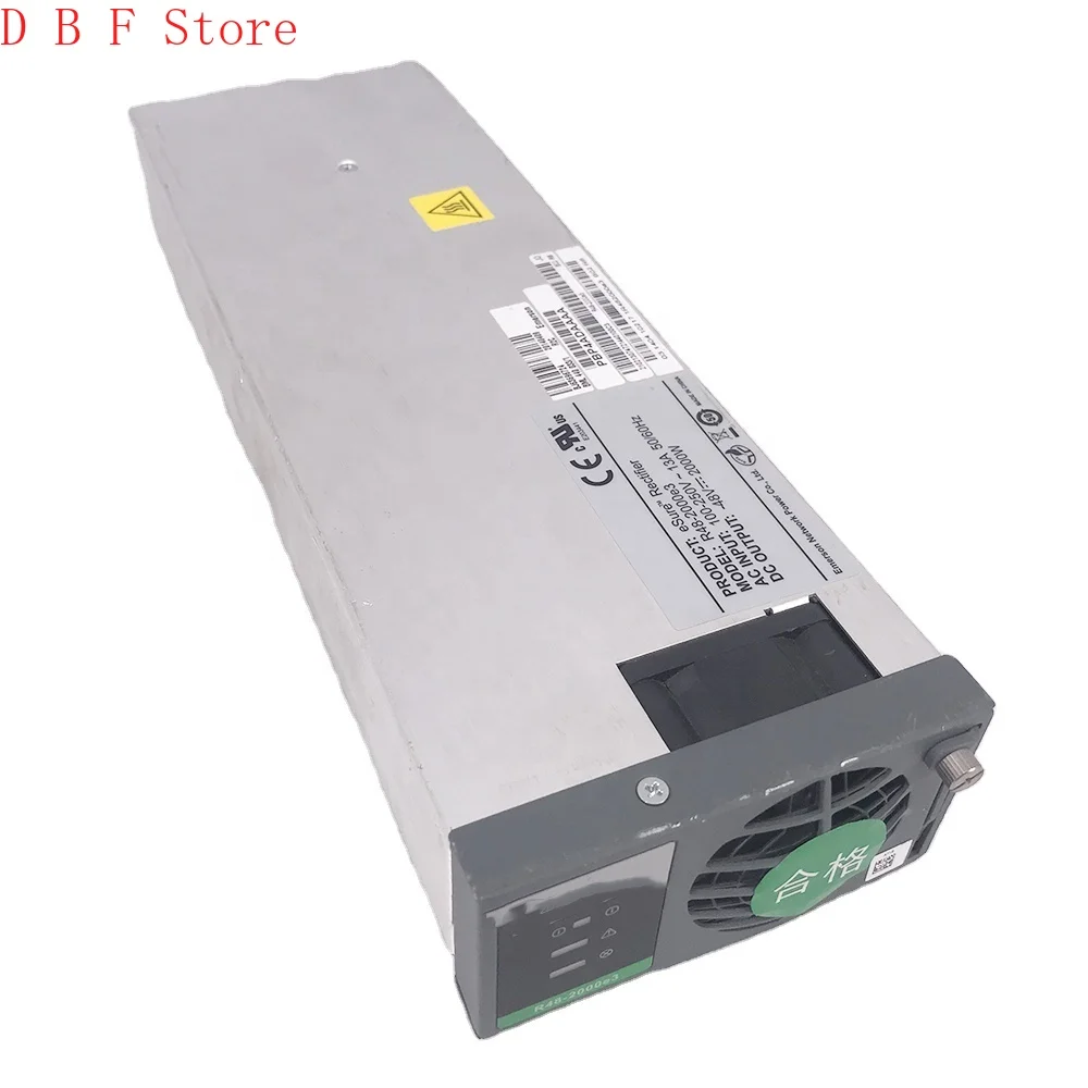 R48-2000e3 For EMSRSON High Efficiency Power Module Input: 100-250V 13A 50/60Hz Output: -48V 2000W