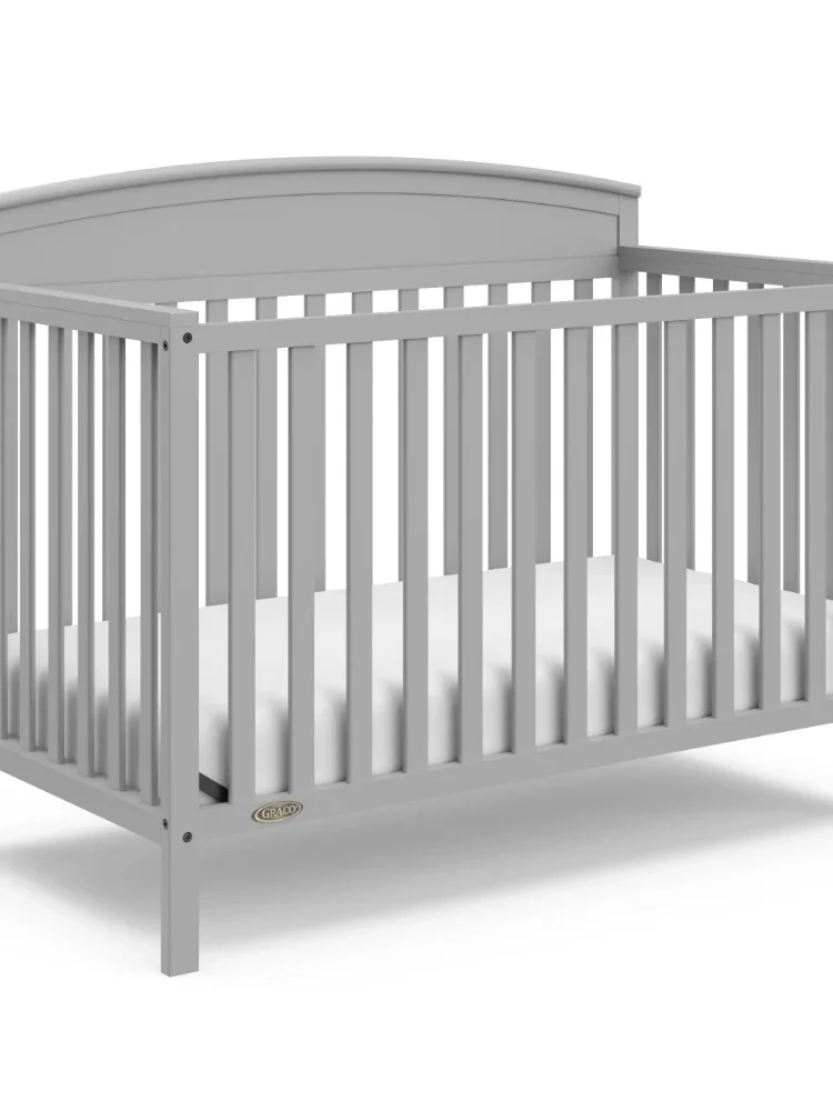 High Quality L 5-in-1 Convertible Baby Crib, Multicolor， Baby Furniture Bed For Girls,kid Bed, Children Bed