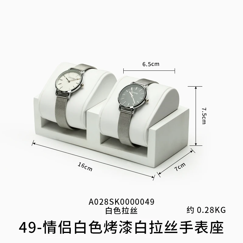 High-end Watch Collection Bracket Box Jewelry watch Display Stand Black White Color Cool Wrist Watch Holder Shelf