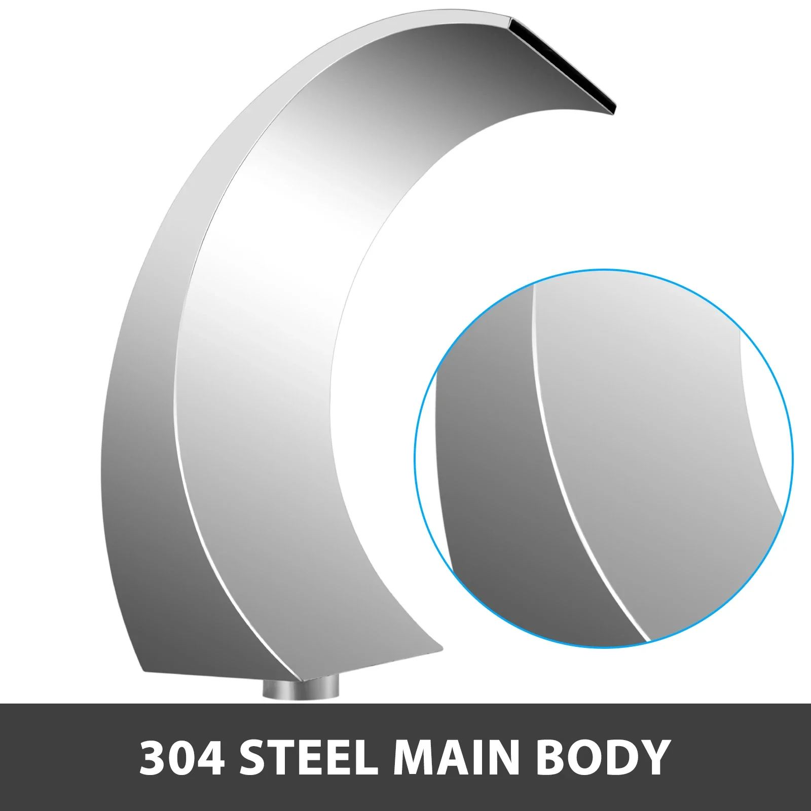 

Фонтан для бассейна, водопад, фонтан из нержавеющей стали, пруд, сад, функция плавания, декоративная фурнитура, кран