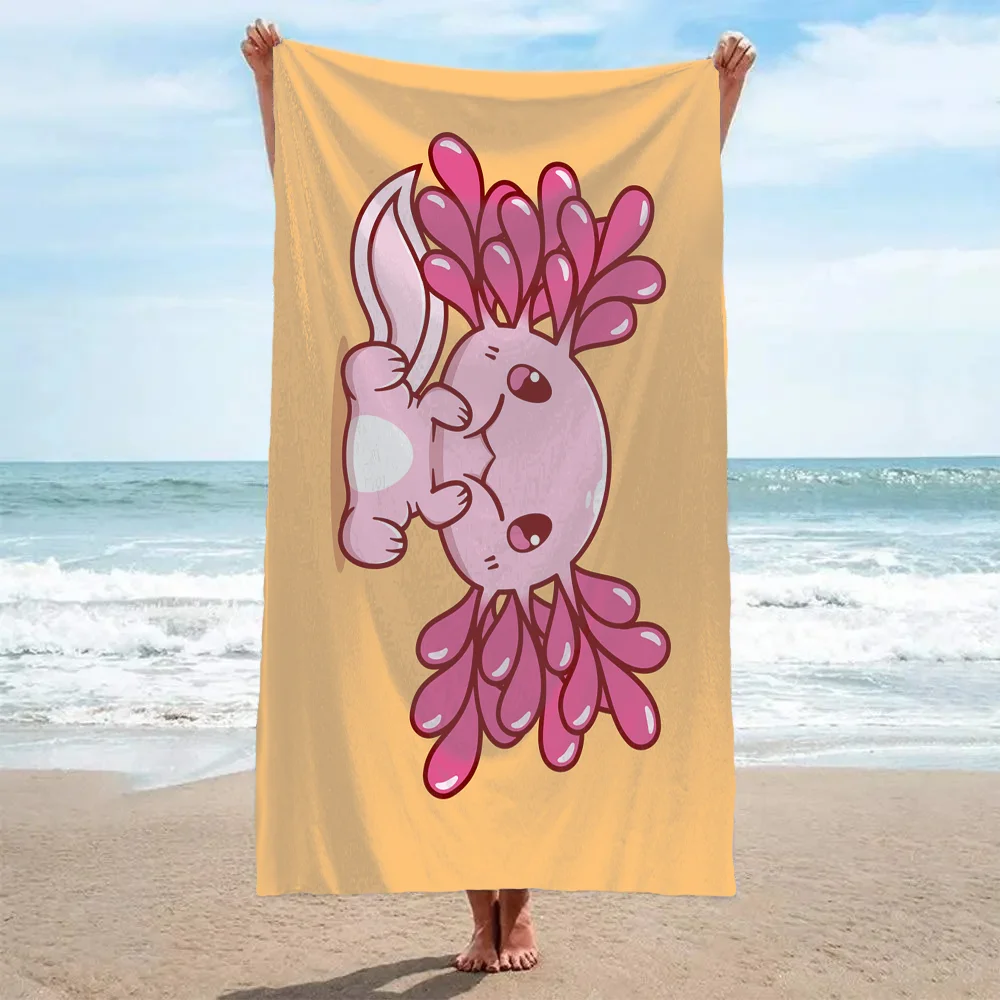 Axolotl Art Towel Bath towel pattern beach towel quick drying and absorbent Pure Cotton basically never fade