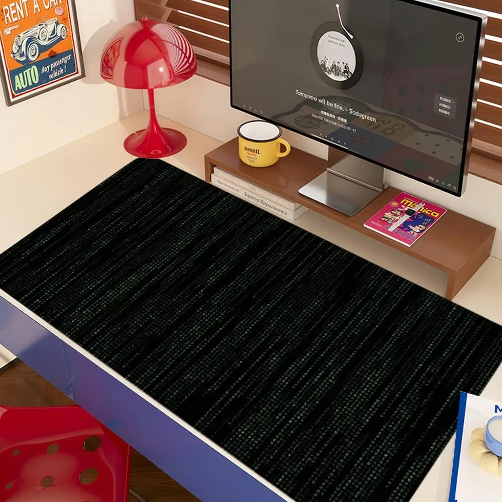 

Matrix Code Mouse Pad Mouse Pad Gamer XL HD New Mousepad XXL Mouse Mat Office Natural Rubber Soft Office Accessories Mouse Mats