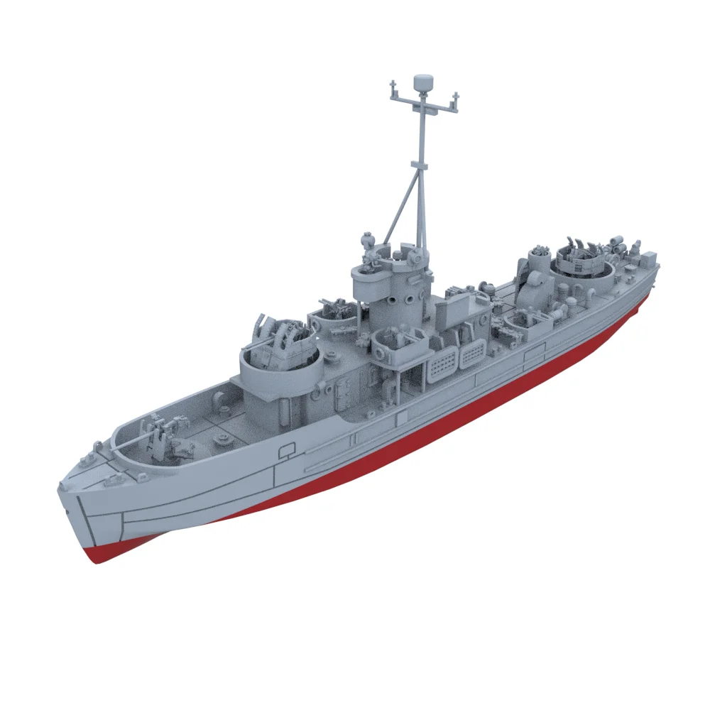 

USS Landing Craft Support LSM Mk3 Full Hull SSC764 SSMODEL 1/350 1/700 1/200 Комплект военной модели
