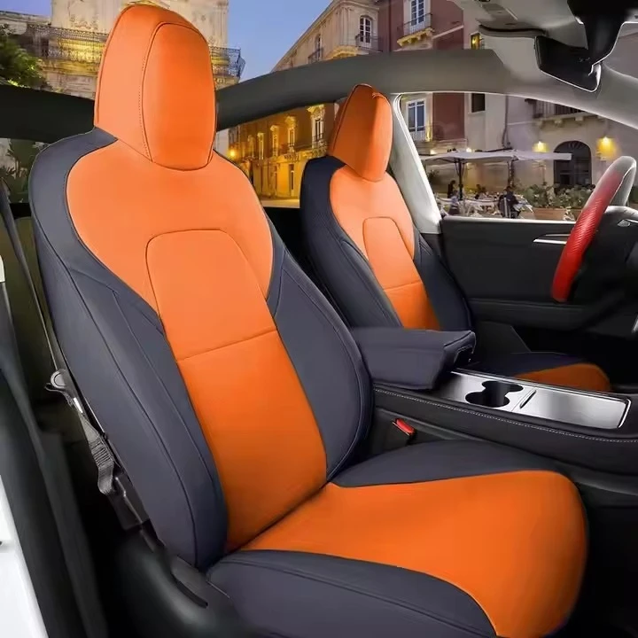 اكسسوارات السيارات الداخلية غطاء مقعد السيارة غطاء مقعد الكرسي العالمي في مجموعات كاملة لسيارات الدفع الرباعي #4