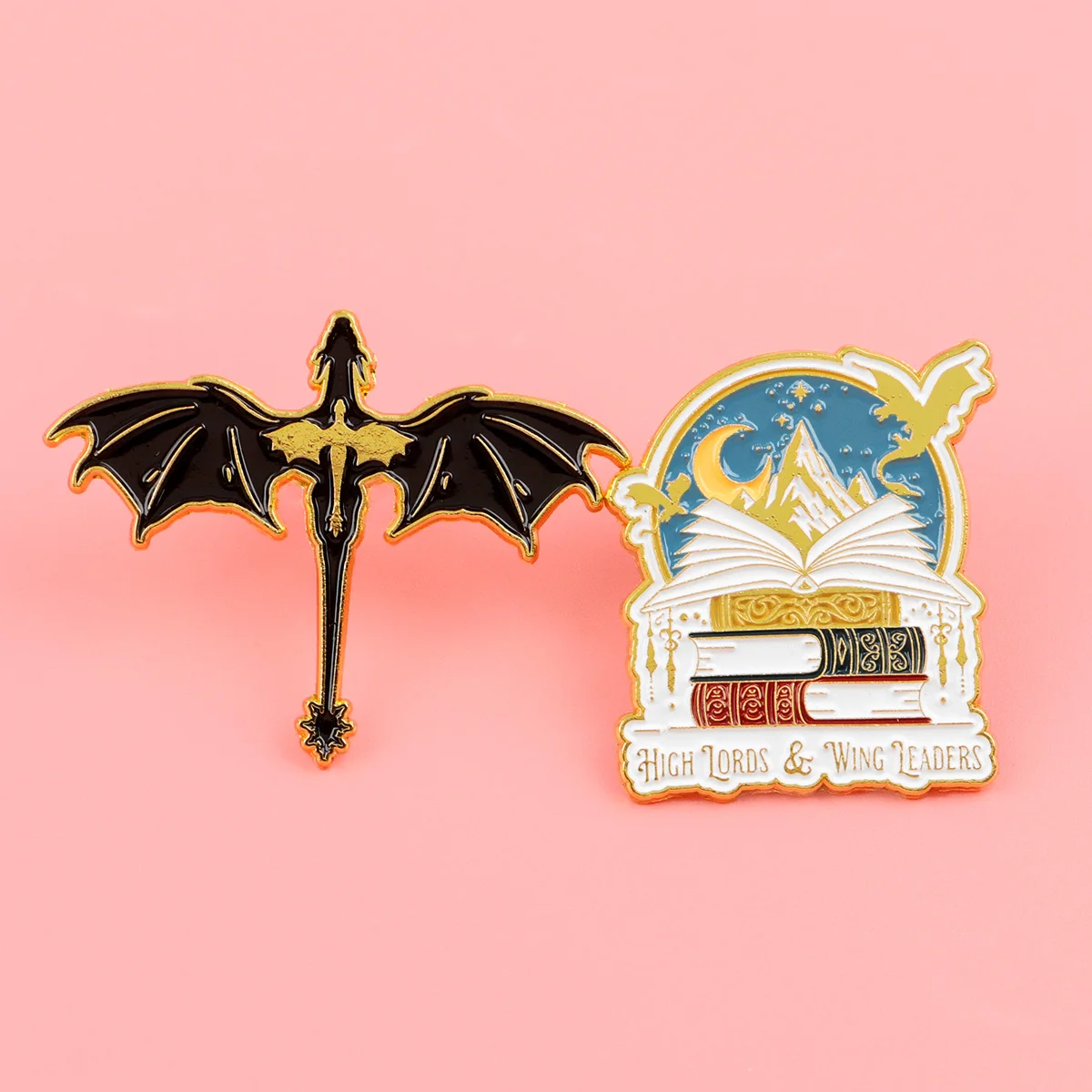 Fourth Wing Fantasy Book Enamel Pin Cool Dragon Badge Decorative Backpack Clothes Lapel Brooch Jewelry Accessories Birthday Gift