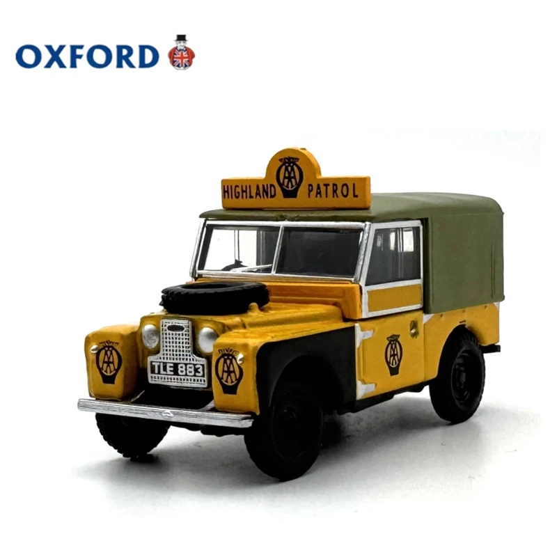 OXFORD Diecast 1:76 Scale Retro AA Patrol Off Road Vehicle Alloy Car Model Finished Product Simulation Static Model Gift