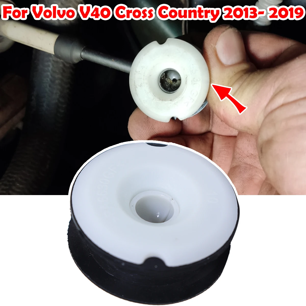 

Bushing Repair Kit For Volvo V40 Cross Country Shifter Lever Manual 6 Speed Gearbox Change Control Cable Linkage Both End 12-19