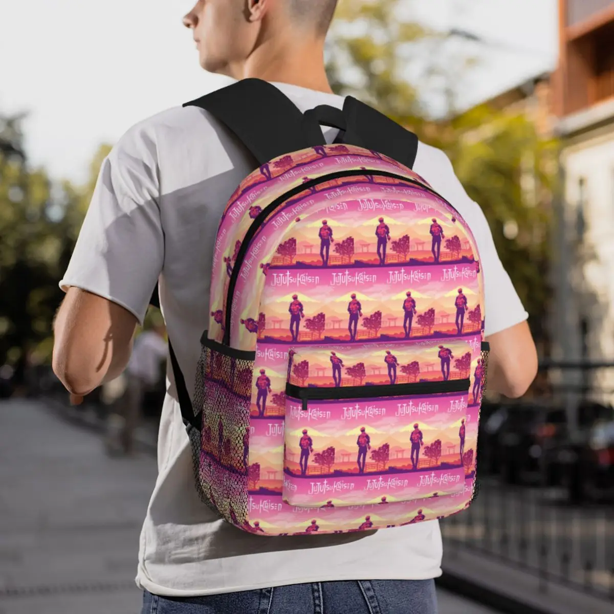 

Студенческий рюкзак Gojo Satoru Jujutsu Kaisen, школьная сумка, походный дорожный рюкзак для мальчиков и девочек, модная сумка для книг, сумки на плечо