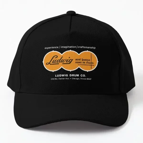 Ludwig Drum Co 1967 Catálogo Lockup Para Gorra De Béisbol Sombrero Deporte Verano Pescado Primavera     Casqueta de color sólido para mujer con estampado de sol para hombre