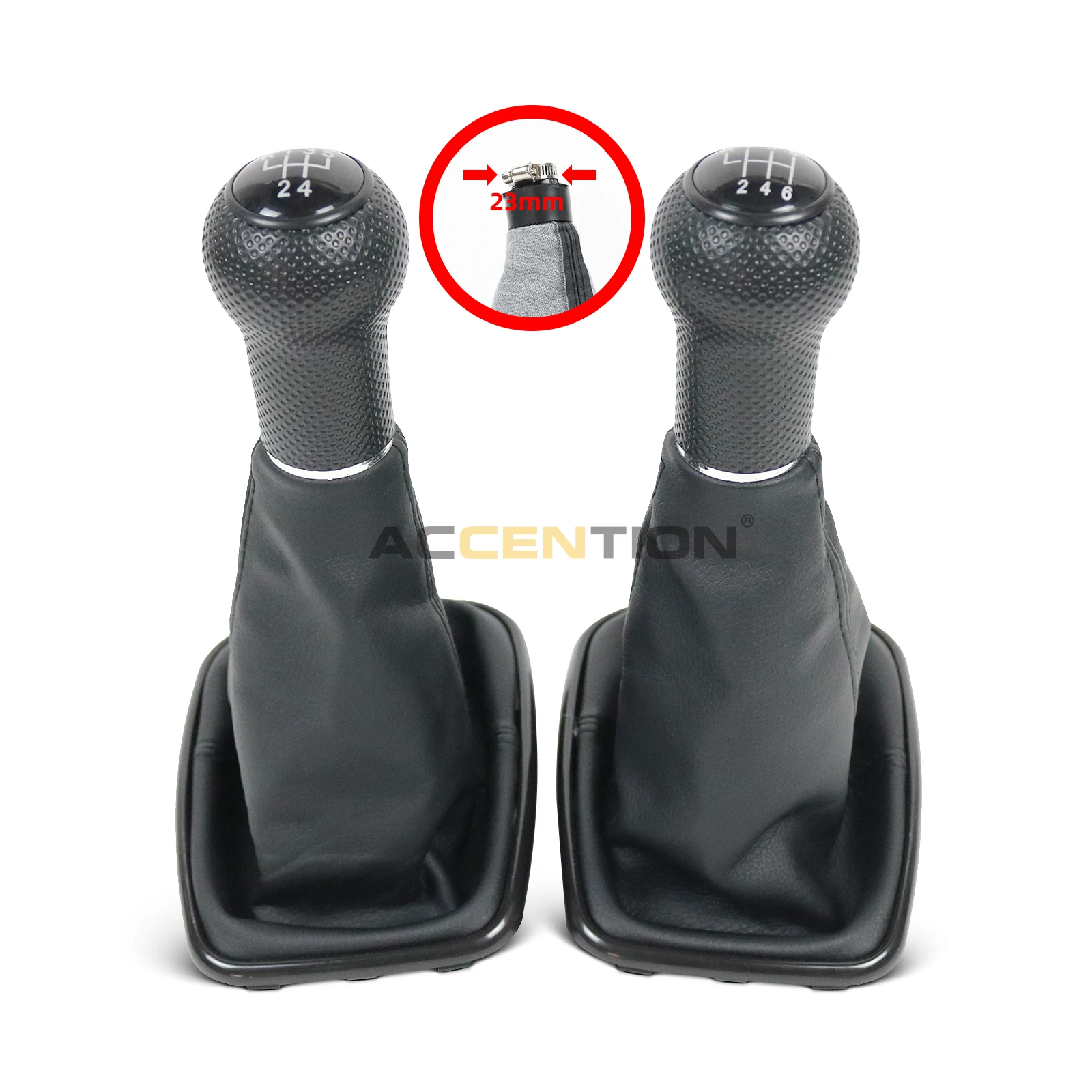 23MM For VW Golf 4 IV MK4 GTI R32 Bora Jetta 1999-2004 5 / 6 Speed Car Gear Shift Knob With Boot