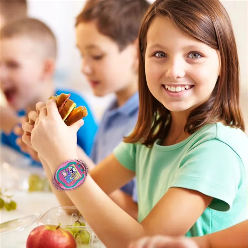 ABSQ-حزام المعصم لـ Tamagotchi Uni معصمه للصدمات المضادة للسقوط قابل للغسل الفرقة الحيوانات الأليفة الافتراضية للأطفال في سن المراهقة التفاعل