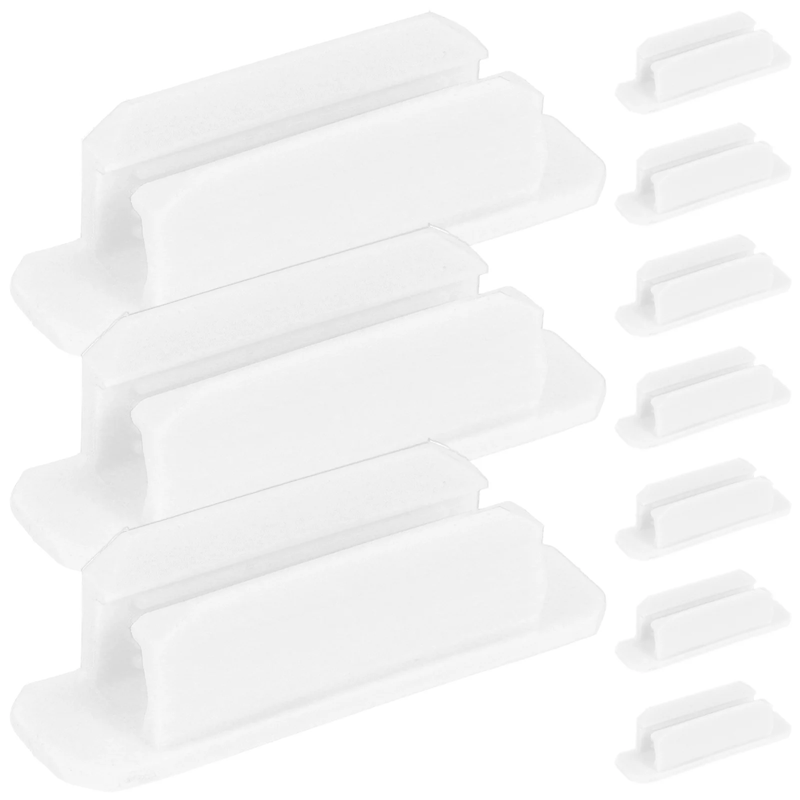 

10Pcs Silicone Pen Holder Clips Adhesive Small Pen Clamps for Desk Whiteboard Marker Storage Organizer Desk Markers Holders