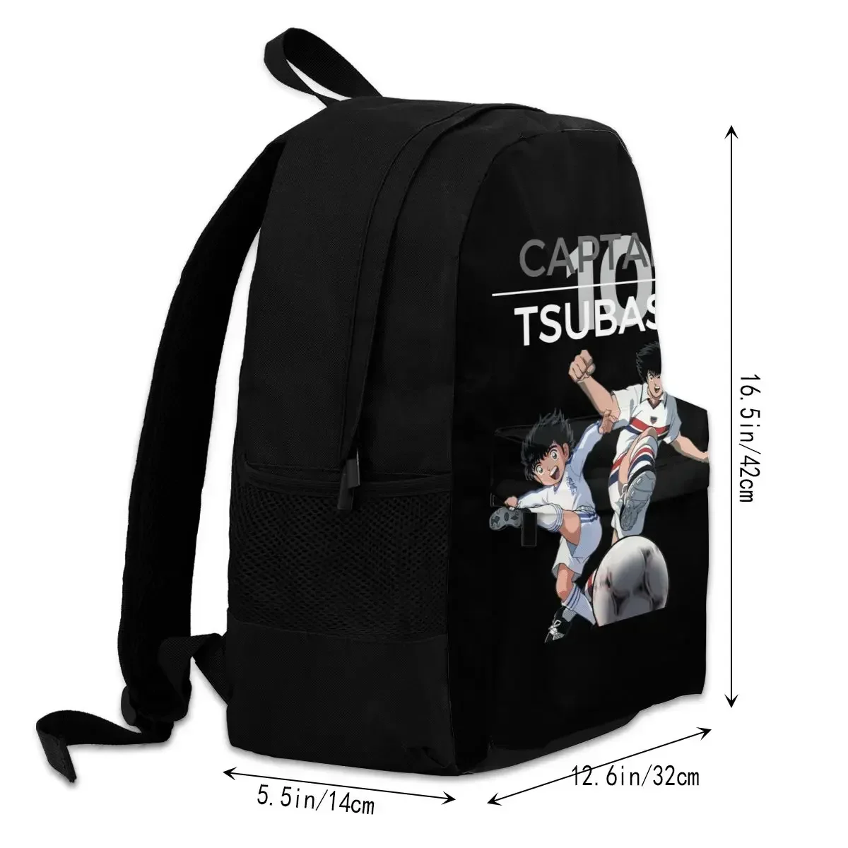 Holly E Benji Captain Tsubasa Cartone Anni Calcio Large Capacity Backpack Vintage Beach Bag Sports Style Clothes Backpacks