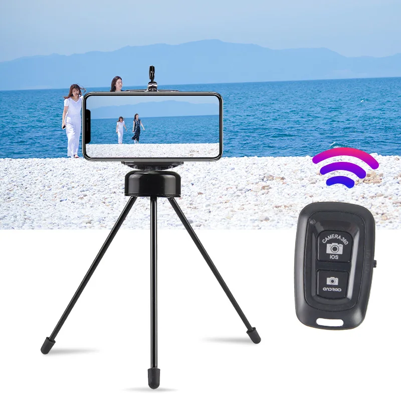 سماعة لاسلكية تعمل بالبلوتوث Selfie Kuaishou بث مباشر قصير قوس الفيديو اكسسوارات الكاميرا قطعة أثرية جهاز تحكم عن بعد للهاتف المحمول