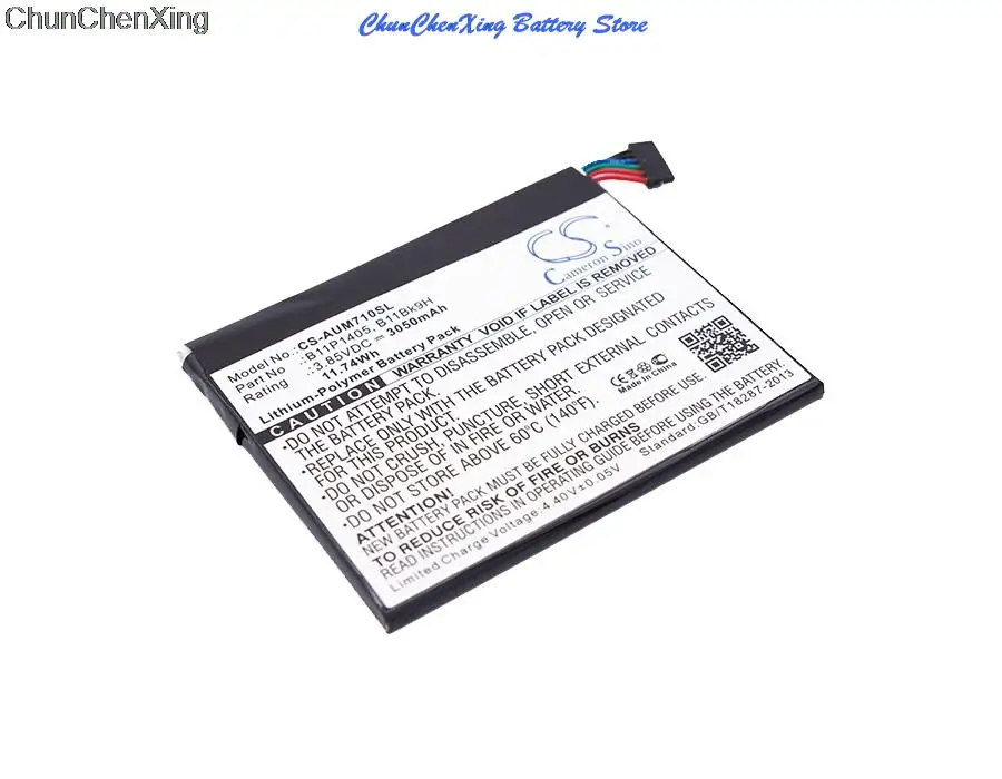 OrangeYu 3050mAh Battery B11Bk9H, B11P1405 for Asus K01A, ME170CX, ME7000C, ME70CX, MeMO Pad 7 ME70CX