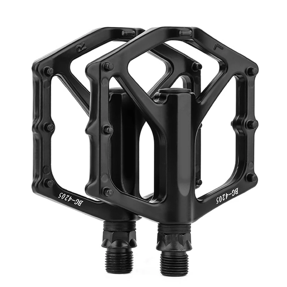 

Bicycle Alloy Pedal Anti Slip Design Aluminum Alloy Pedal Strength Black Design Double Sided Nails Note Package Content