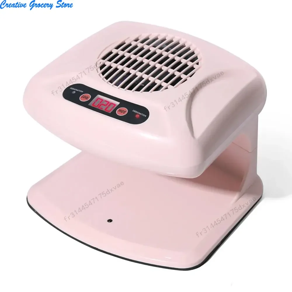 مسمار الفن مجفف الهواء الساخن والبارد الهواء مجفف الأظافر طلاء الأظافر 300 واط توقيت مروحة الهواء مجفف للنفخ لكل من اليدين والقدمين