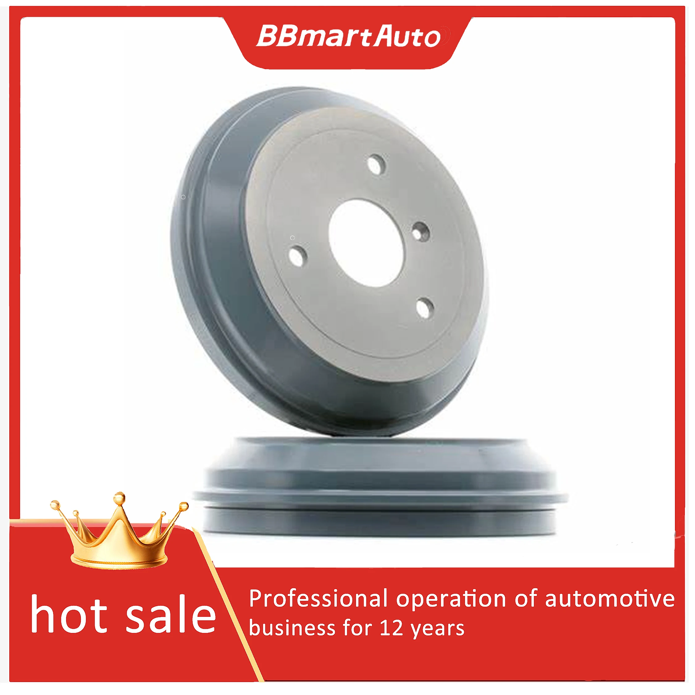 

4514230001 BBmart auto 2 pcs Rear brake drum for Mercedes Benz C451