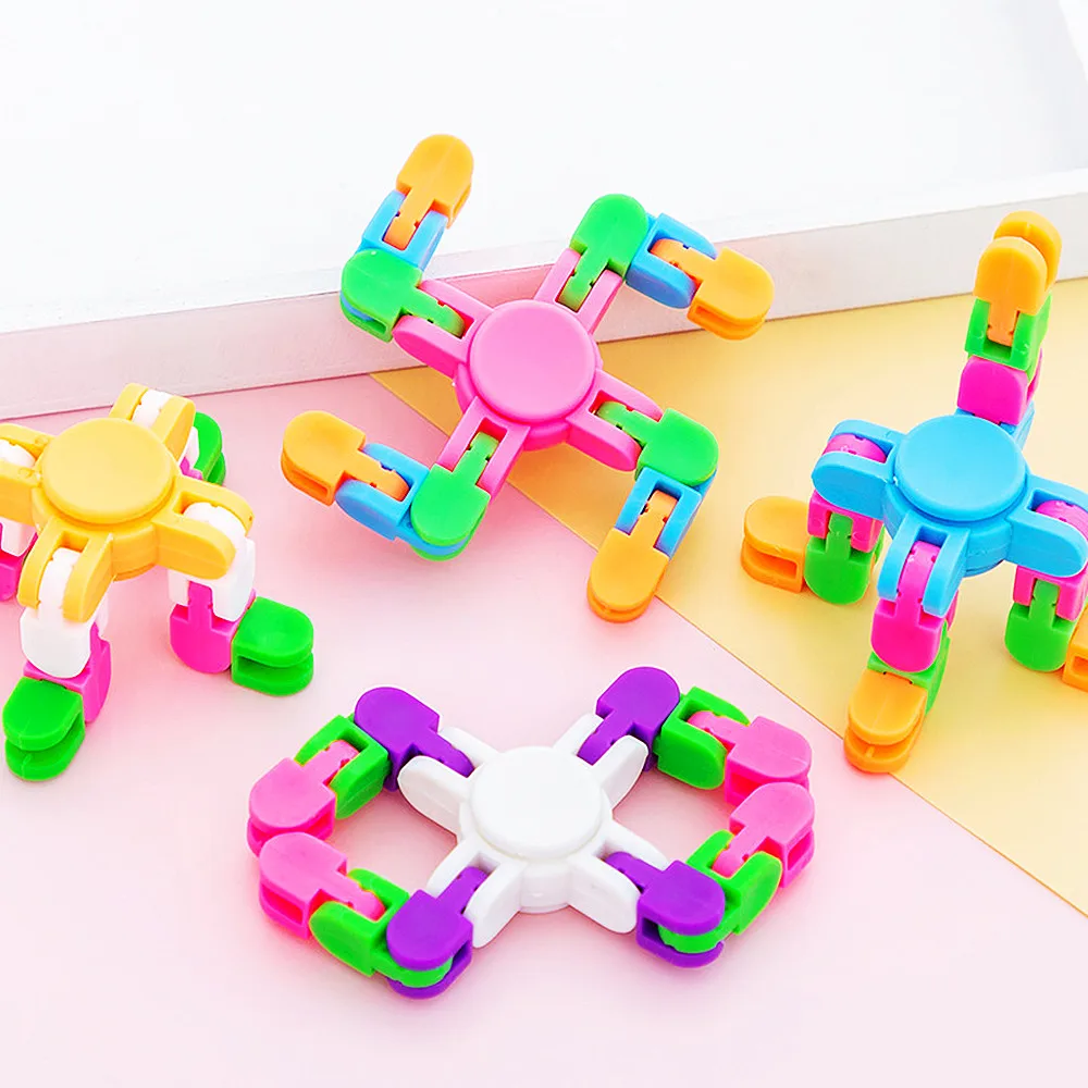 3 stücke Fingertip Gyroskop Kette Gyroskop Eltern Kind Spiel Freizeit Stress Relief Spielzeug Fidget Spinner Desktop Spielzeug Junge Geschenk