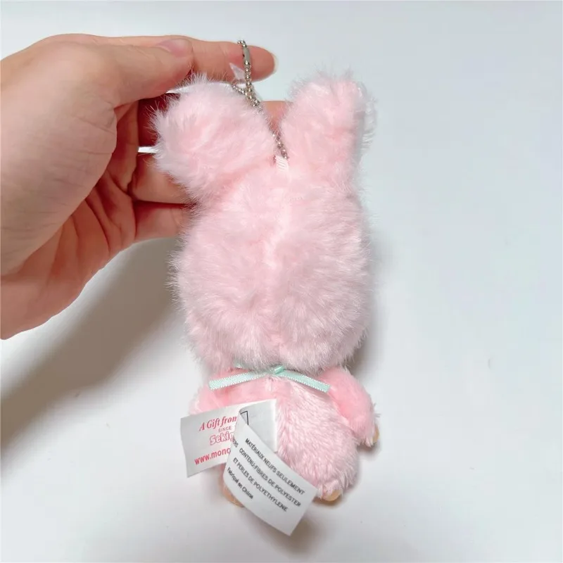 متوفر 15 سنتيمتر Monchhichi لطيف معكرون ألعاب من نسيج مخملي سلاسل المفاتيح حقيبة Charms حلية Kawaii دمى شخصيات كرتونية لطيف هدية الكريسماس لعبة